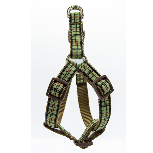 Preppy Puppy Plaid Harness